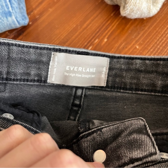 Everlane “High Rise Straight Jean” - Picture 2 of 5